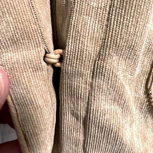 Chico’s Corduroy Palia Jacket Size Small in Camel Jacquard Damask - Picture 11 of 13